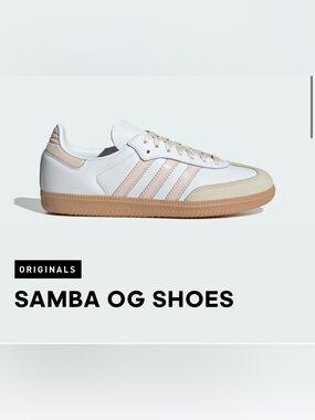 adidas Samba OG W Women's US 9
Cloud White Wonder Quartz Gum
JS1351
